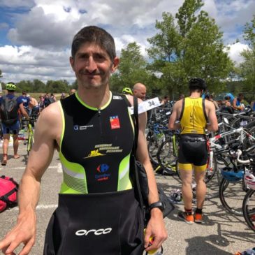 Triathlon de Carcassonne 18 mai 2019 : le baptême de Romuald